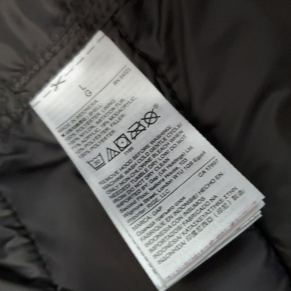 GAP Zip Front Jacket  - Sz L - Picture 9 of 11